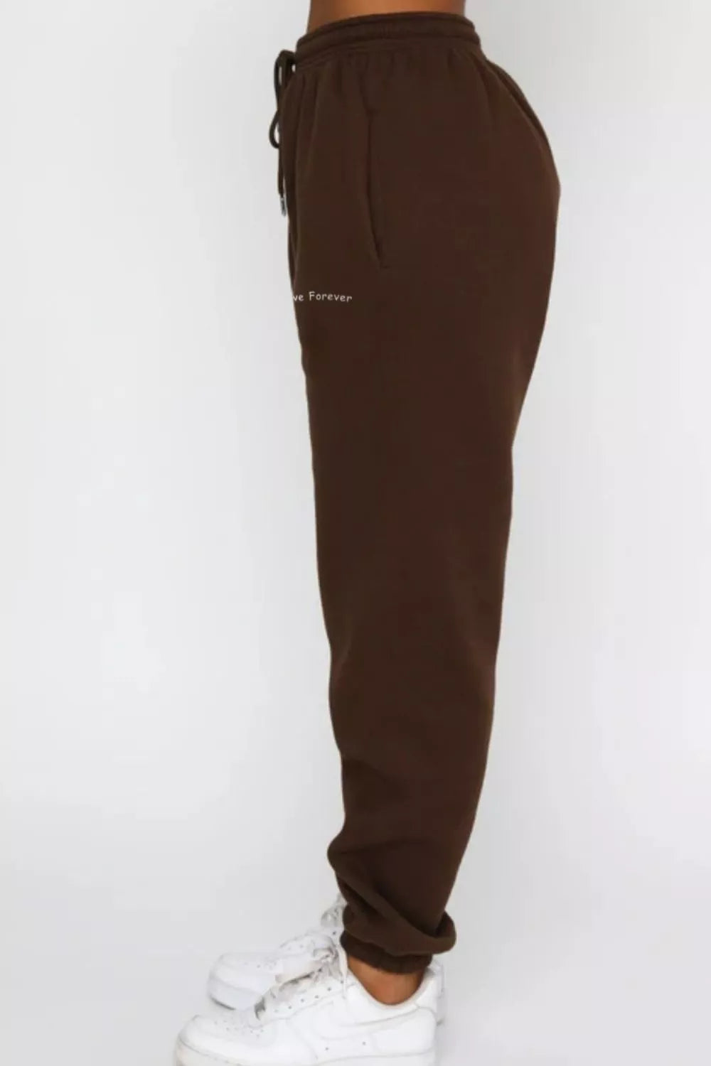 Round Neck Sweatshirt and Joggers Set Trendsi