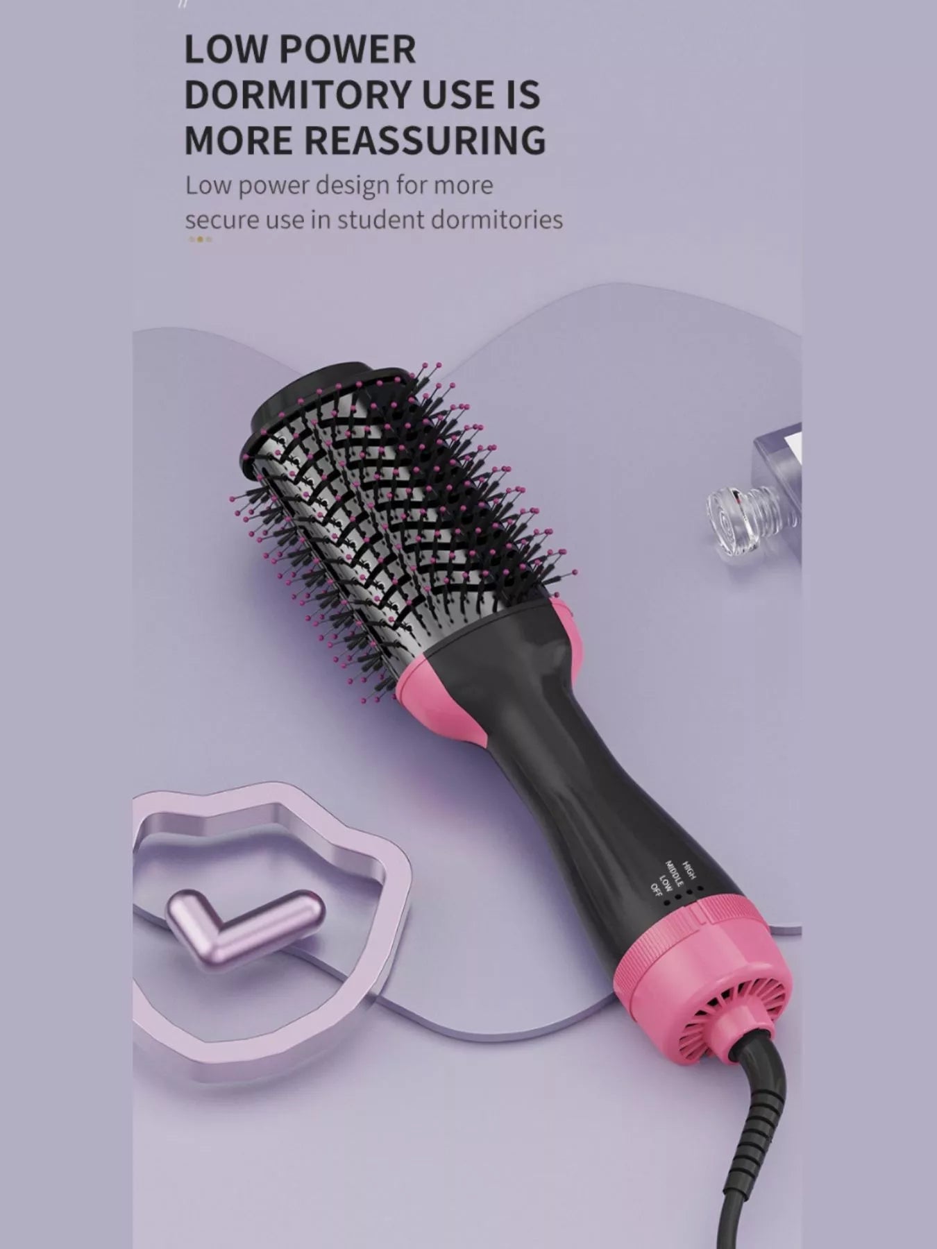 Multifunctional Hot Air Straightening Comb 