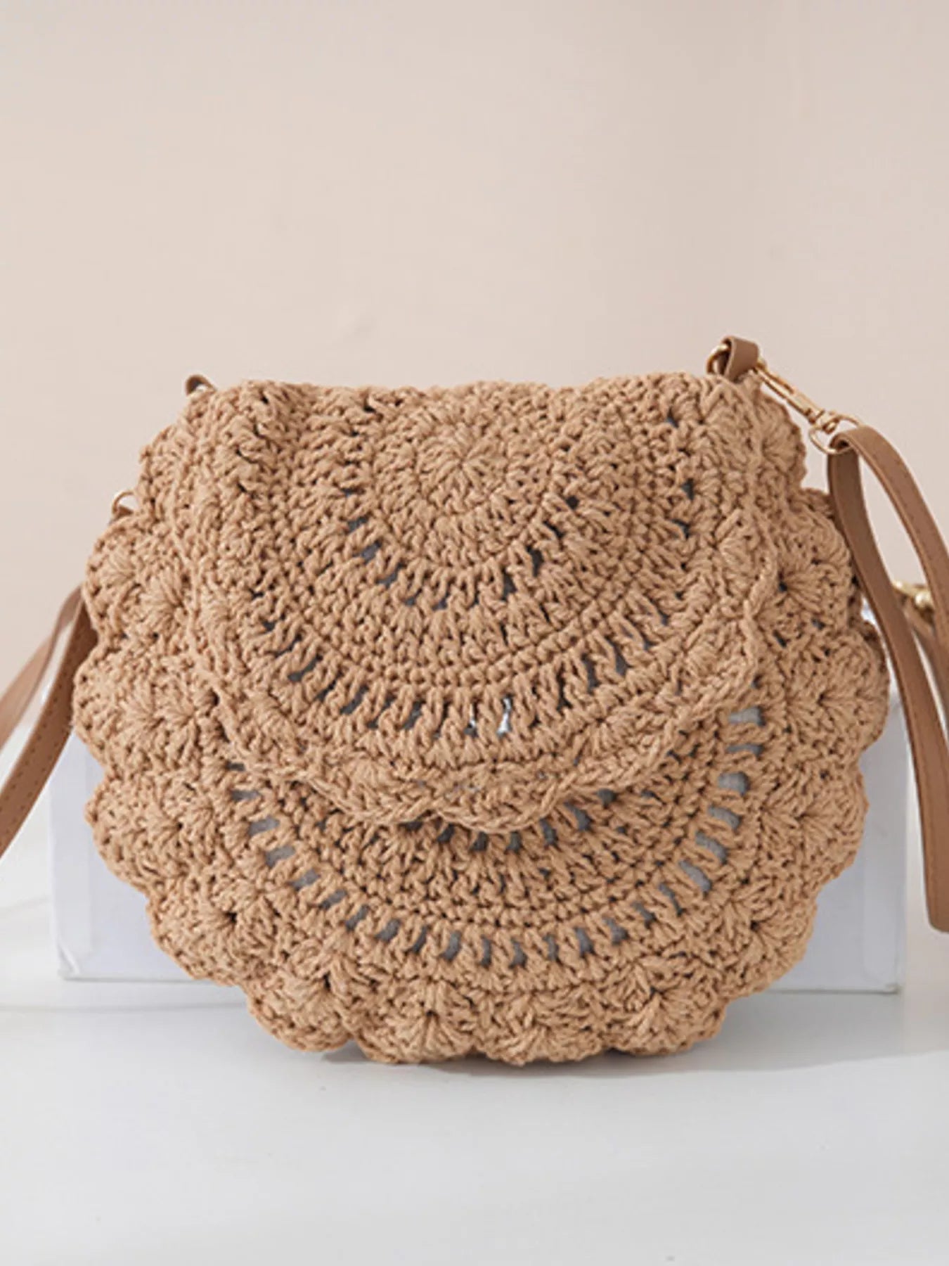 Boho Crochet Crossbody Bag Trendsi