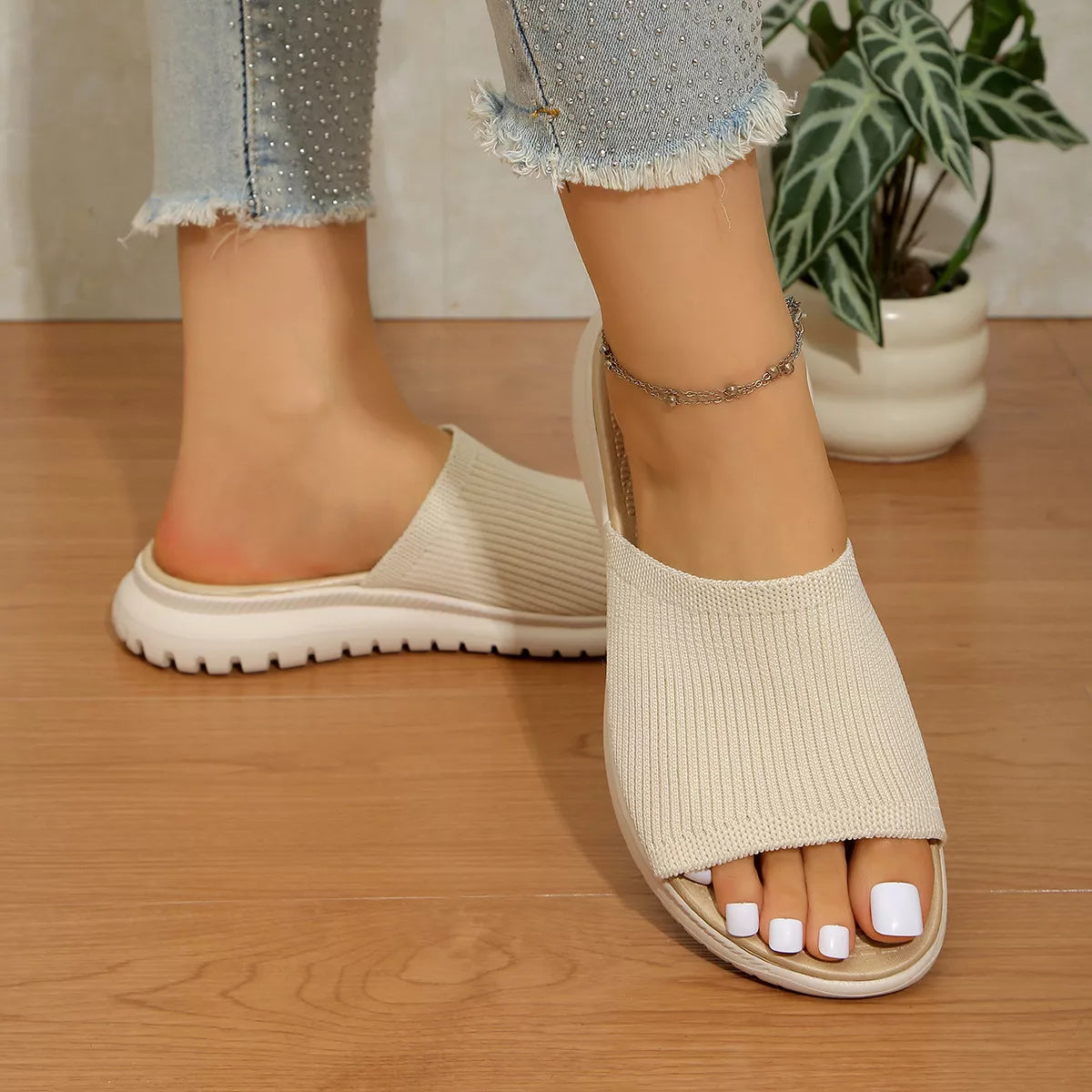 Open Toe Breathable Sandals Trendsi