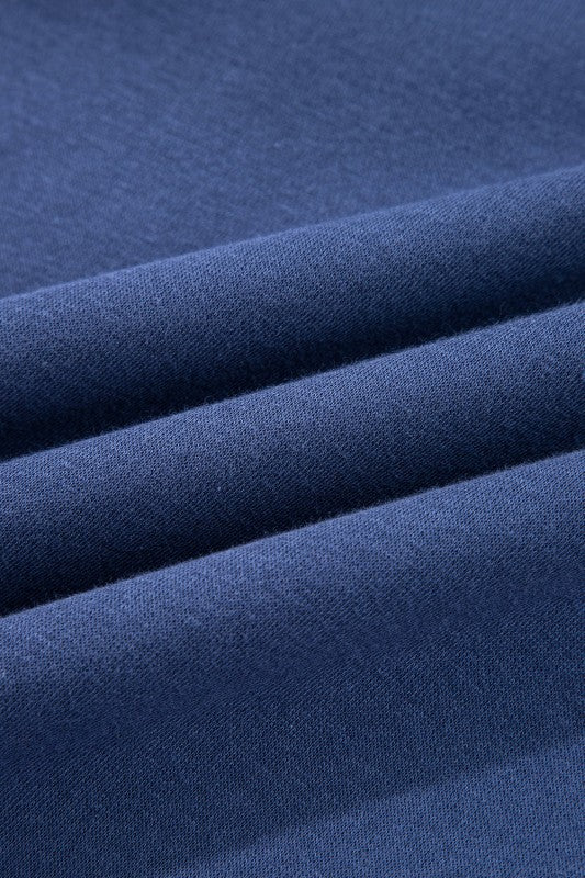 Solid Fleece Lined Drawstring Hoodie JUNIPER BLVD