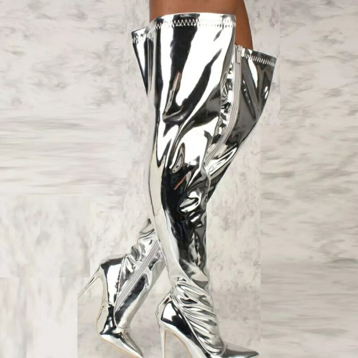 Point Toe Stiletto Boots Trendsi