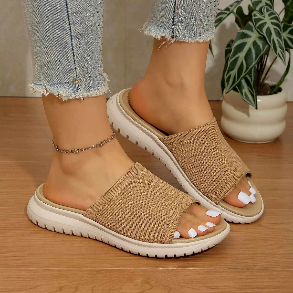 Open Toe Breathable Sandals Trendsi