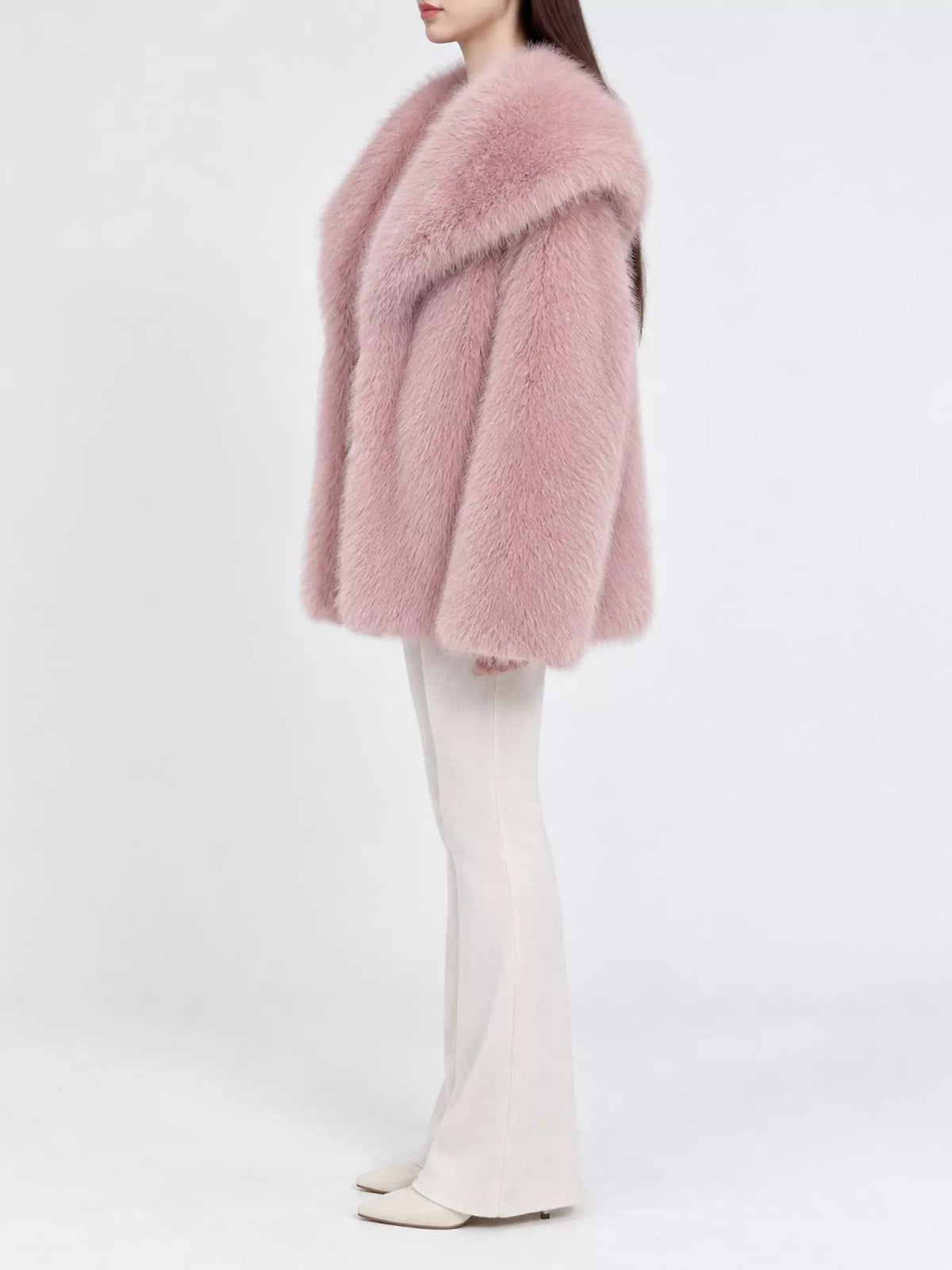Fox Fur Collar Winter Outerwear Luckygirlsclothingcompany.com