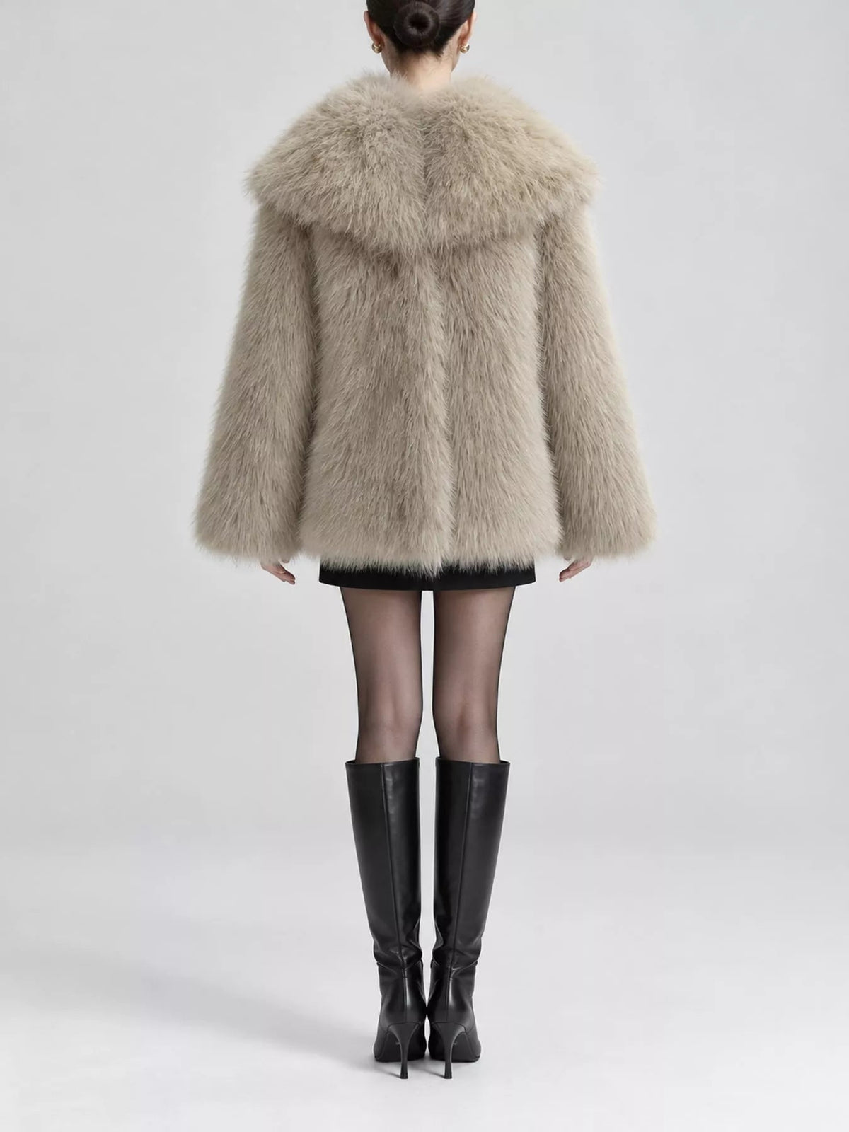 Fox Fur Collar Winter Outerwear Luckygirlsclothingcompany.com