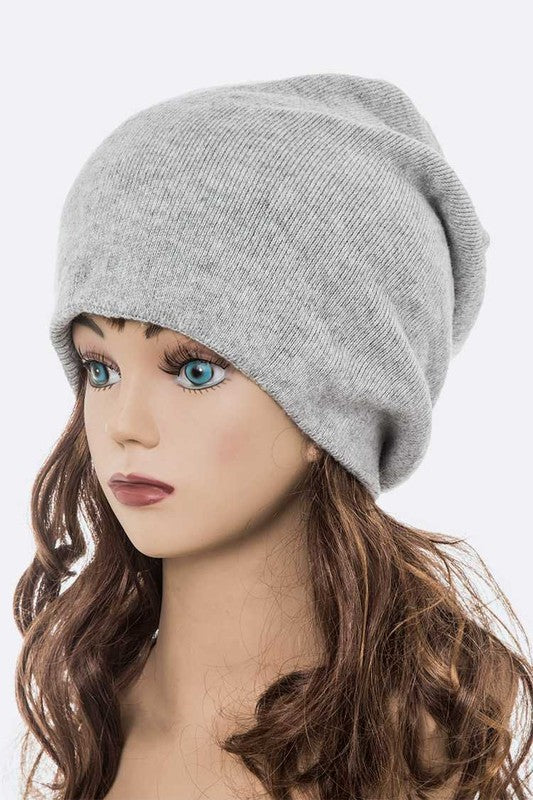 Double Layer Soft Convertible Beanie LA Jewelry Plaza