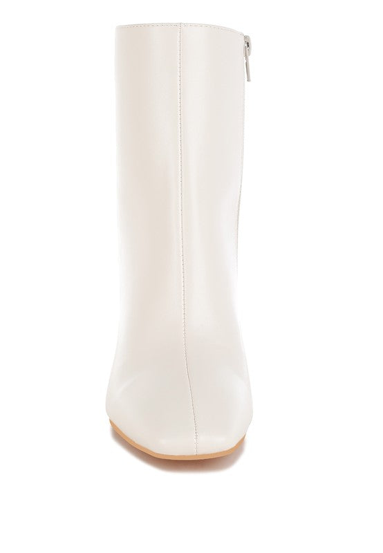 Bruna Square Toe Ankle Boots Luckygirlsclothingcompany.com