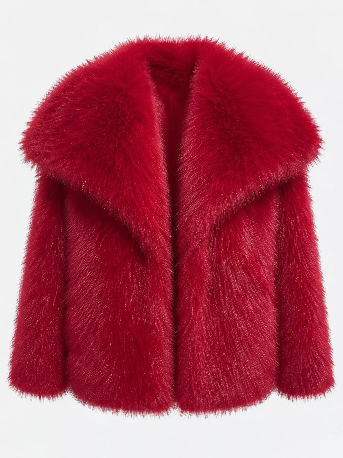 Fox Fur Collar Winter Outerwear Luckygirlsclothingcompany.com