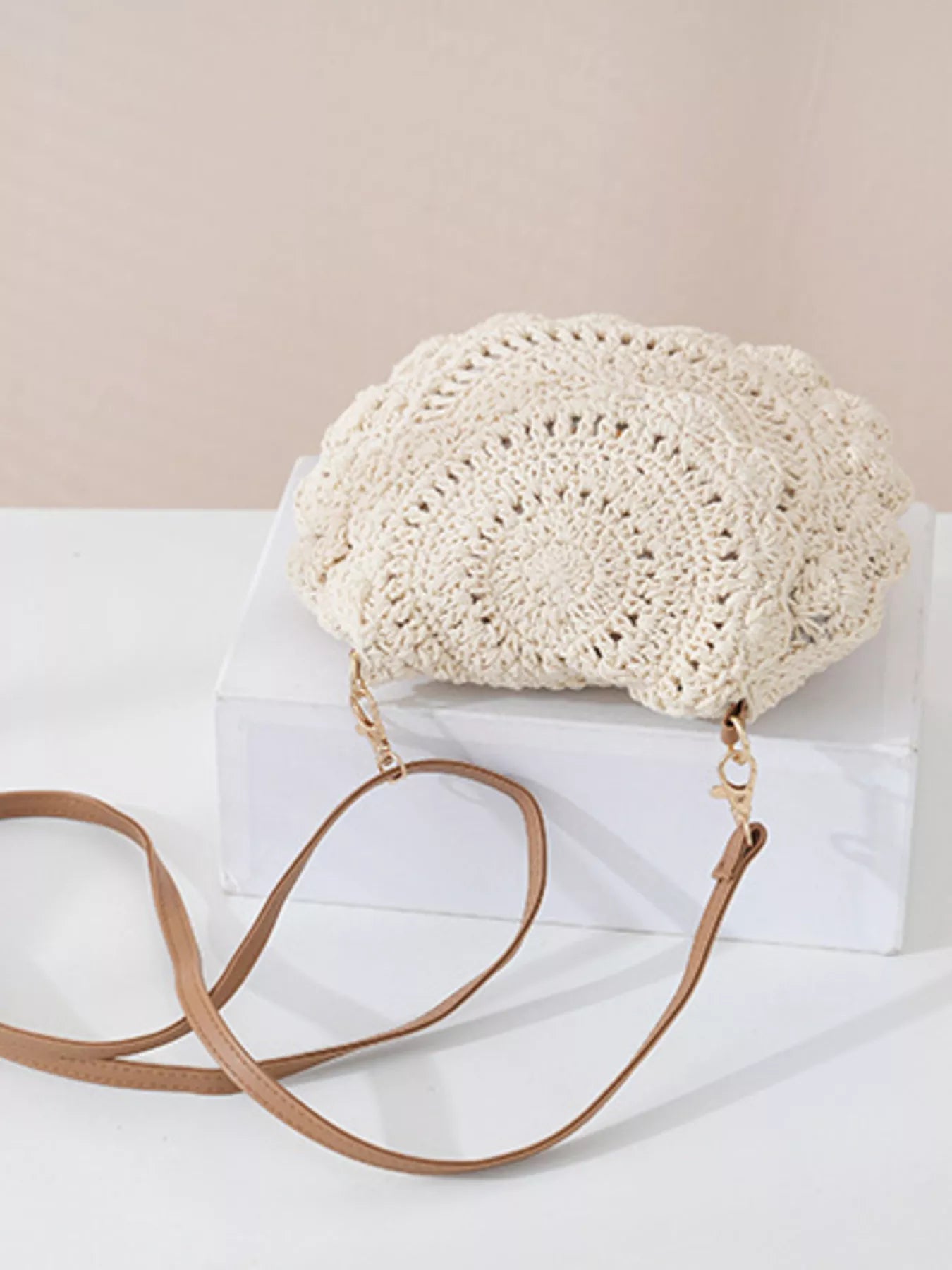 Boho Crochet Crossbody Bag Trendsi
