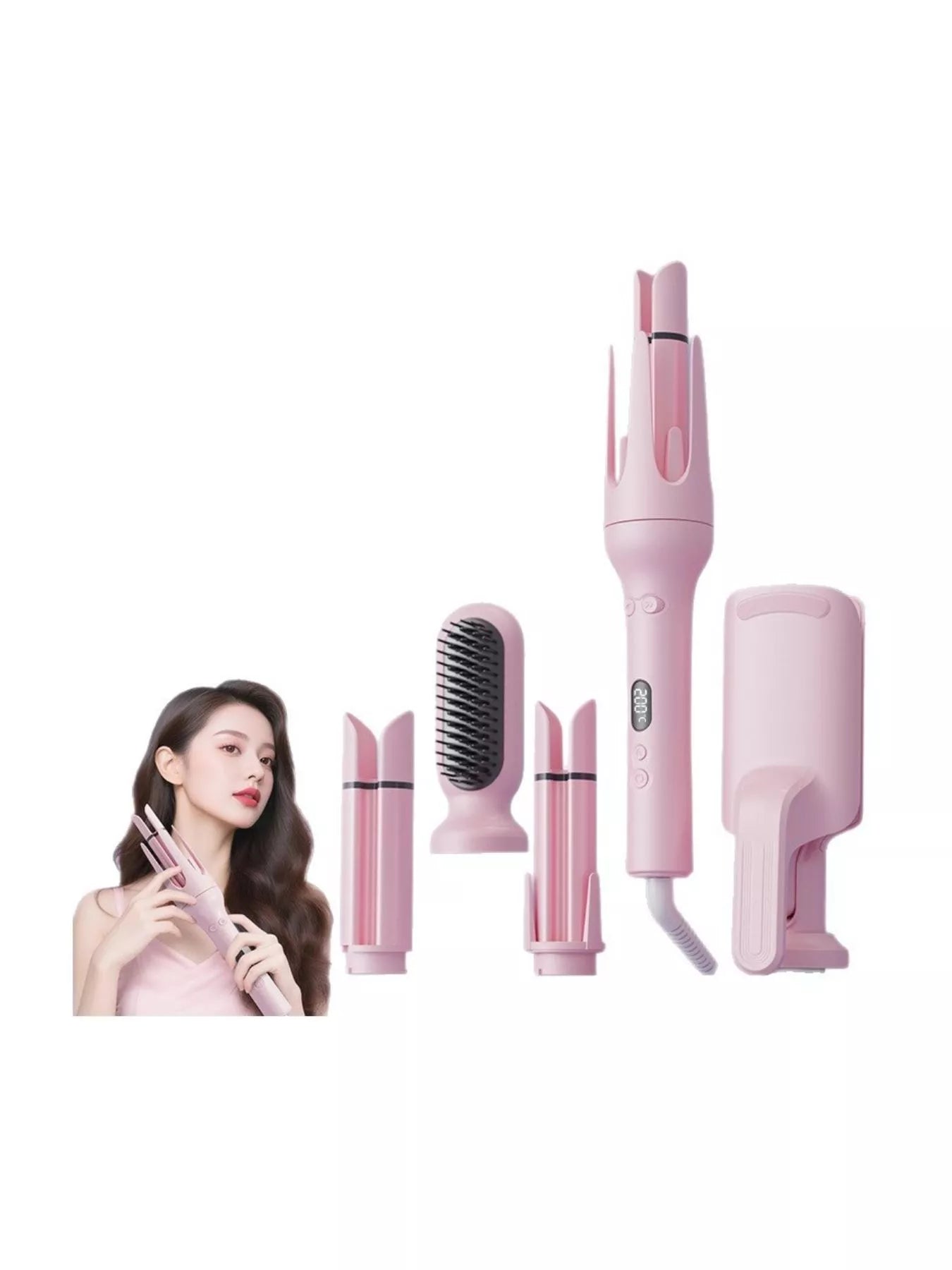 Automatic Rotating Ceramic Hair Curling Iron Trendsi