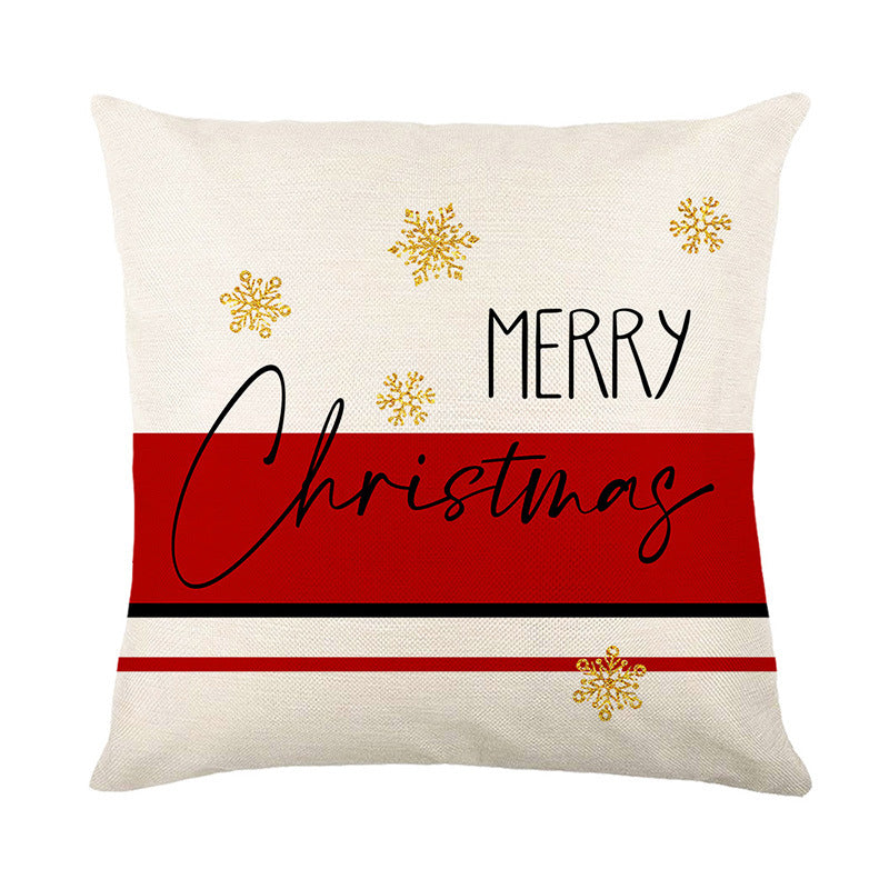 Vintage Christmas Pillows Printed Holiday Christmas Covers 4pc Set Luckygirlsclothingcompany.com