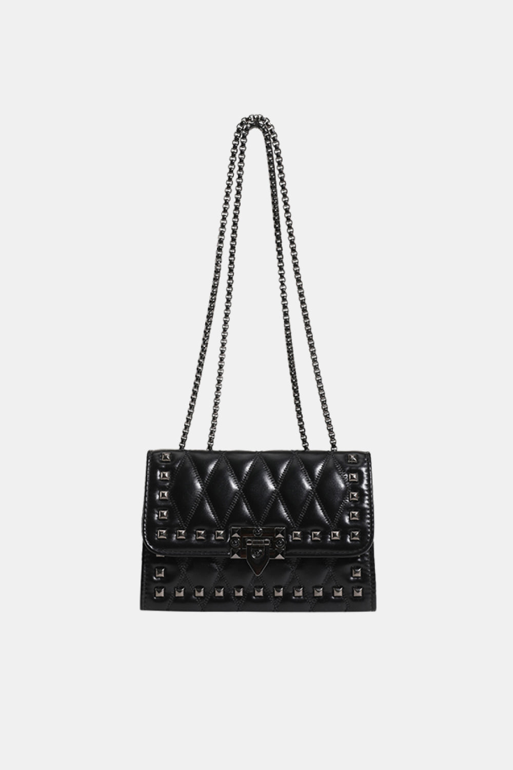 Studded PU Leather Crossbody Bag Trendsi