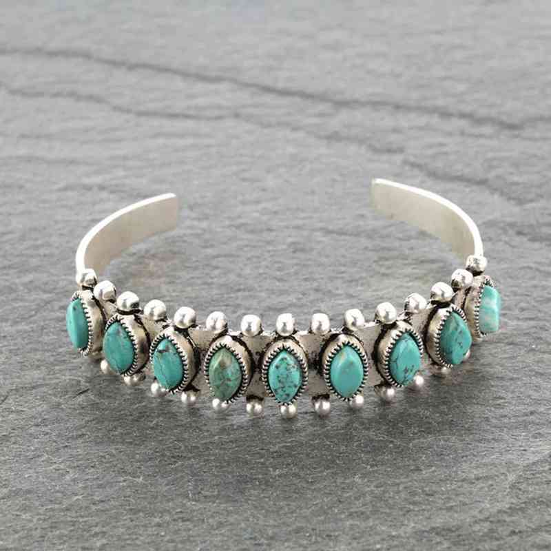 Turquoise Open Bracelet Trendsi