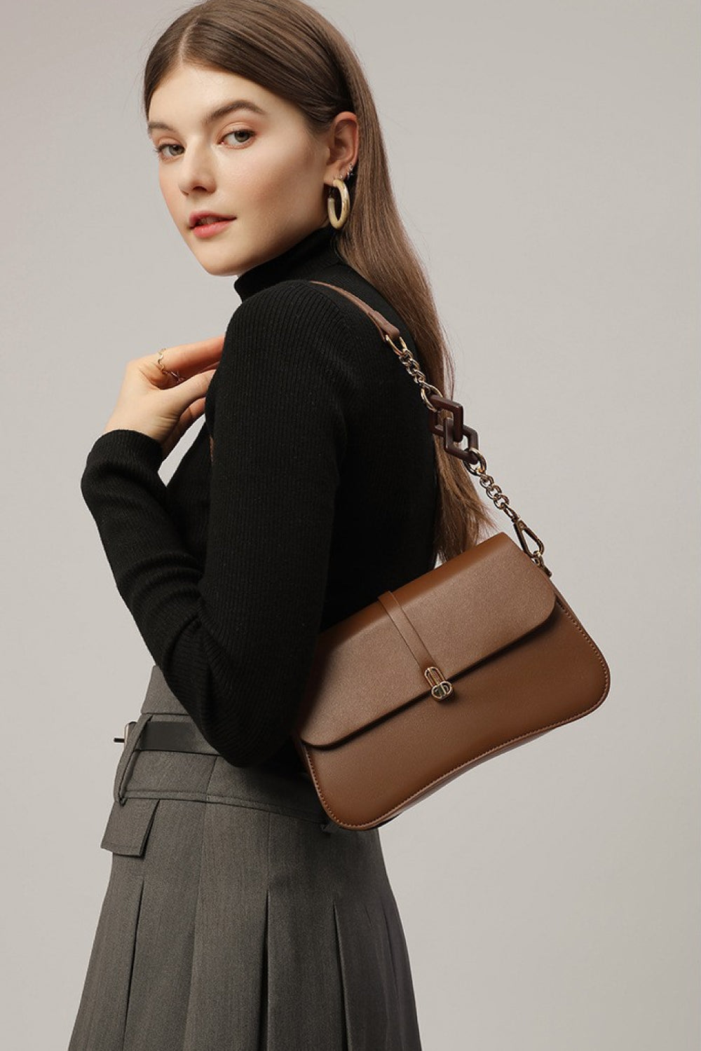 Adored PU Leather Shoulder Bag Trendsi